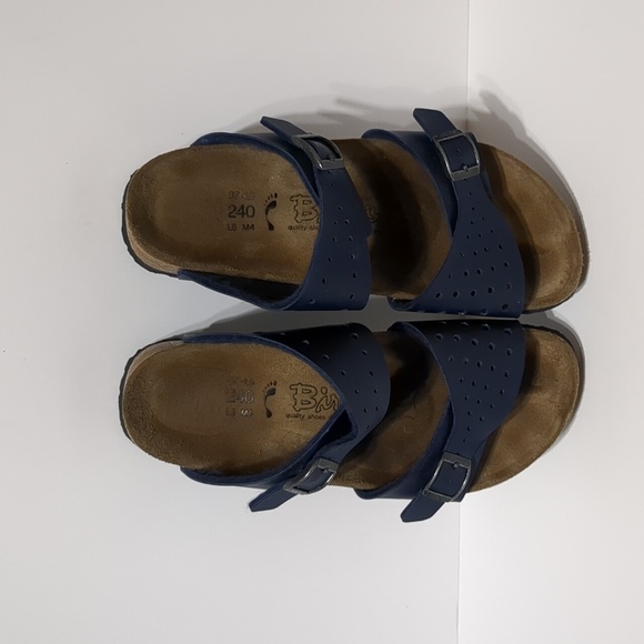 Birkenstock Birki's Navy Blue Sandal women size 6 - Picture 3 of 11